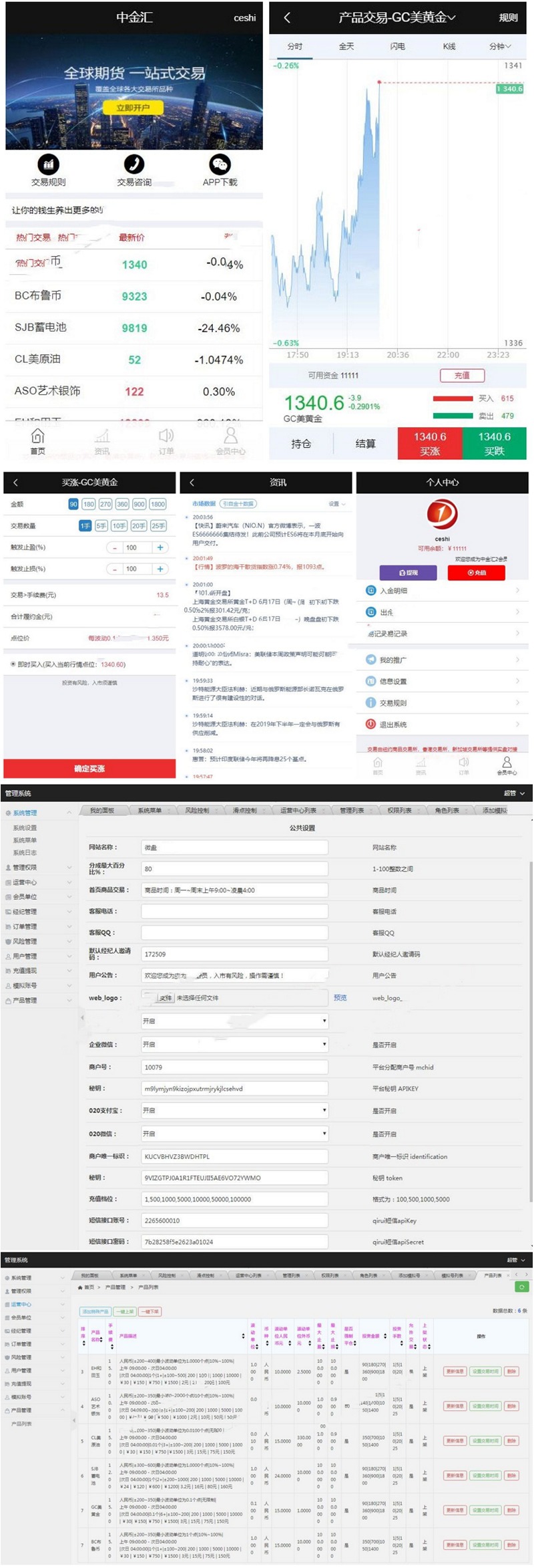 【优选源码】二开黄色点位盘/带滑点风控/微交易