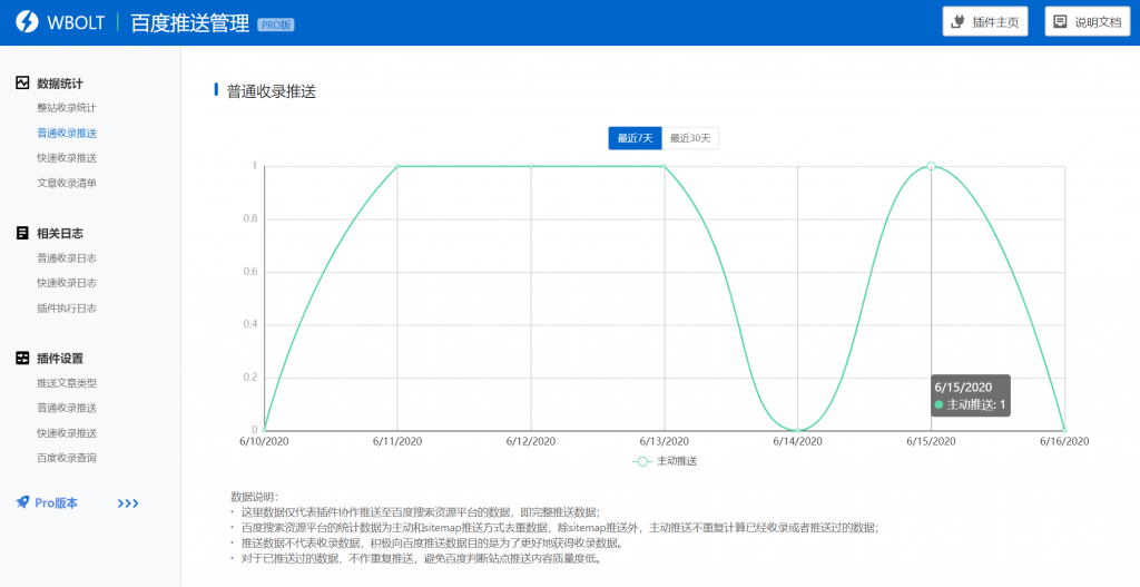 【优选源码】WordPress 百度搜索推送管理 插件 Pro v3.2.7无限制版
