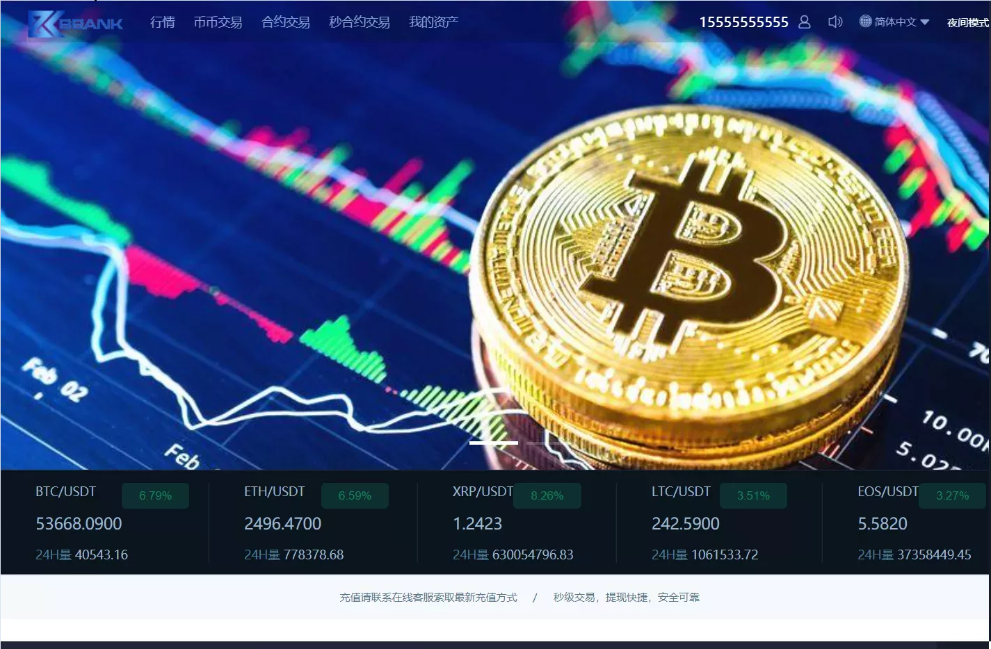 【优选源码】【服务器打包】三语言BBANK修复版本/K线行情正常