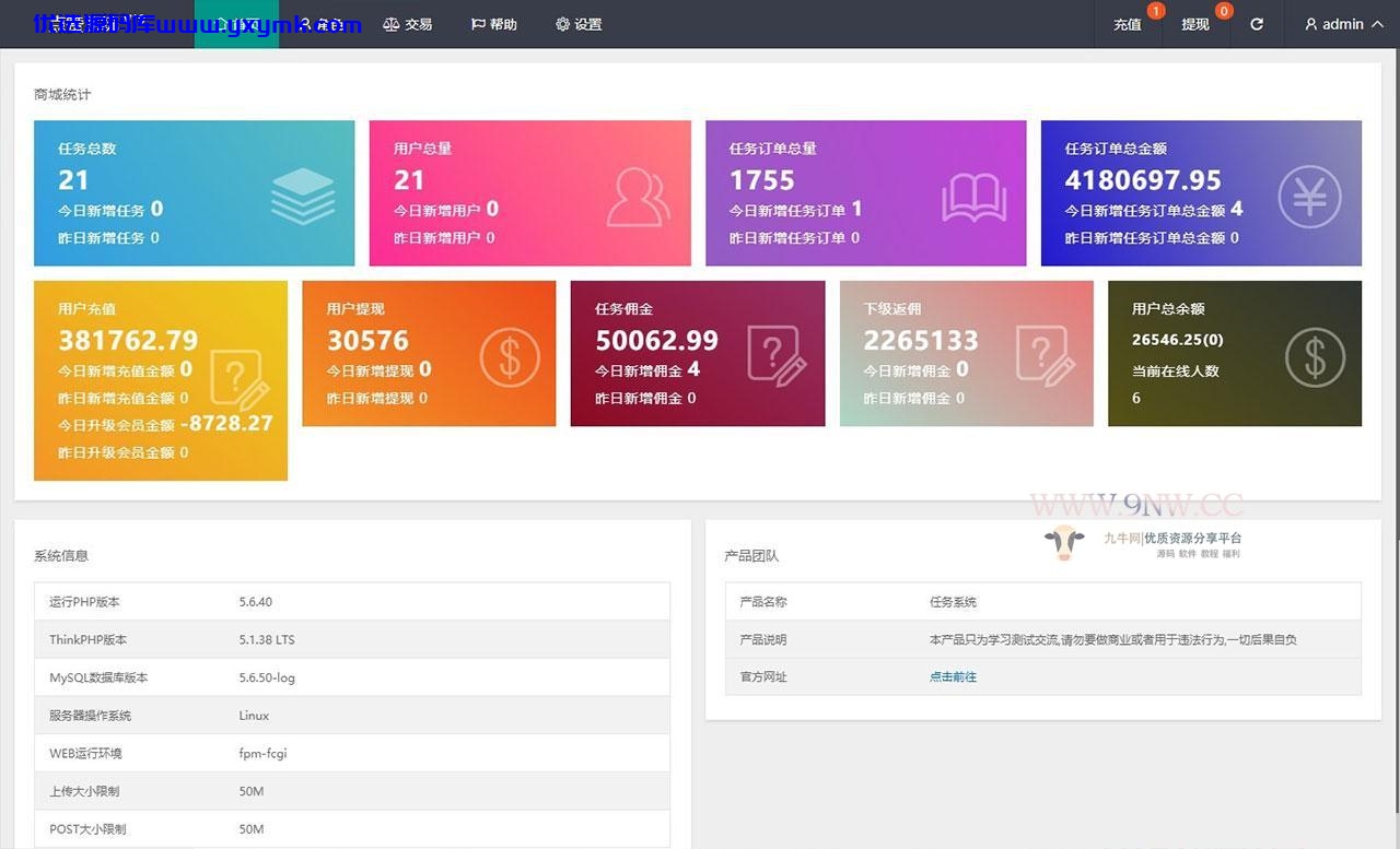 【优选源码】最新二开 多语言 任务点赞系统功能强大