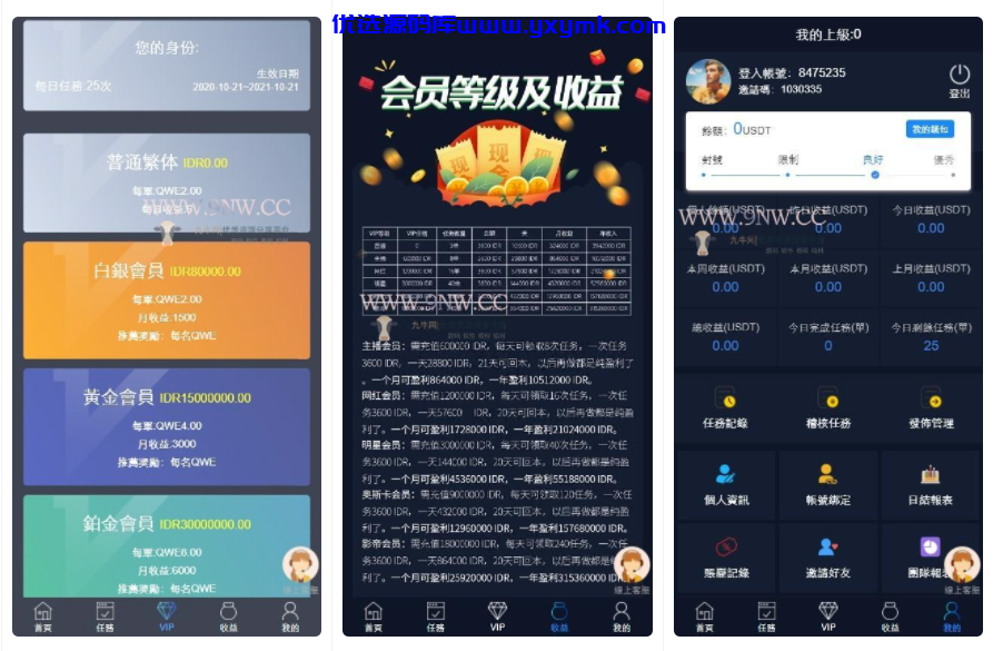 【优选源码】TP5+VUE国际版多语言抖音分享点赞任务平台源码包括泰语越南语英语等