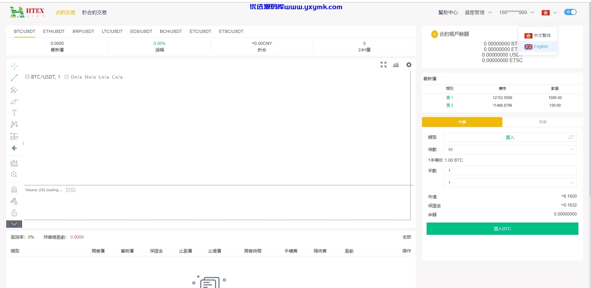 【优选源码】2021交易所多语言区块链 完整数据 币币交易 秒合约交易 杠杆交易 虚拟币行情交易的源码下载
