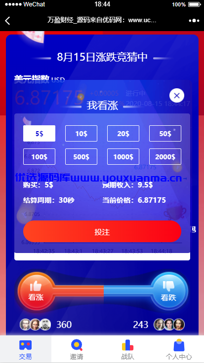 【优选源码】【USDT指数涨跌】蓝色UI二开币圈万盈财经币圈源码K线正常