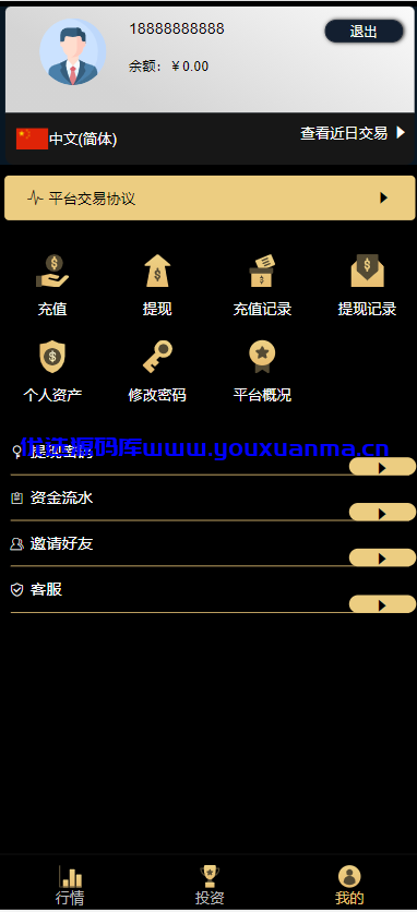 【优选源码】GMI交易所微盘外汇源码