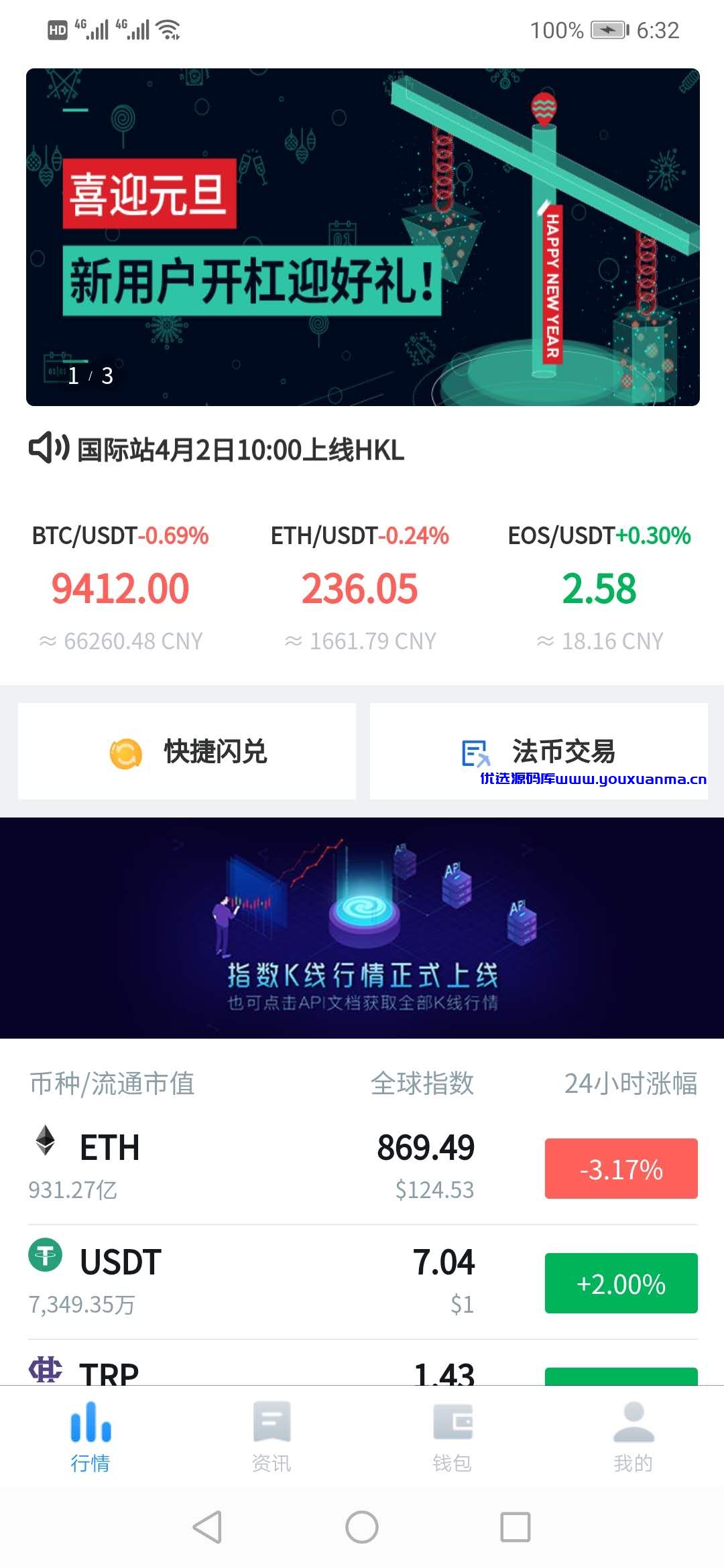 【优选源码】开源数字货币合约交易所/BTC交易所/交易平台/撮合交易引