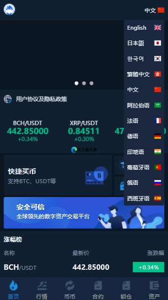 【优选源码】【虎年福利】多语言交易所/12国语言/秒合约/申购/锁仓/K线完整/脚本最全/带教程/日夜模式