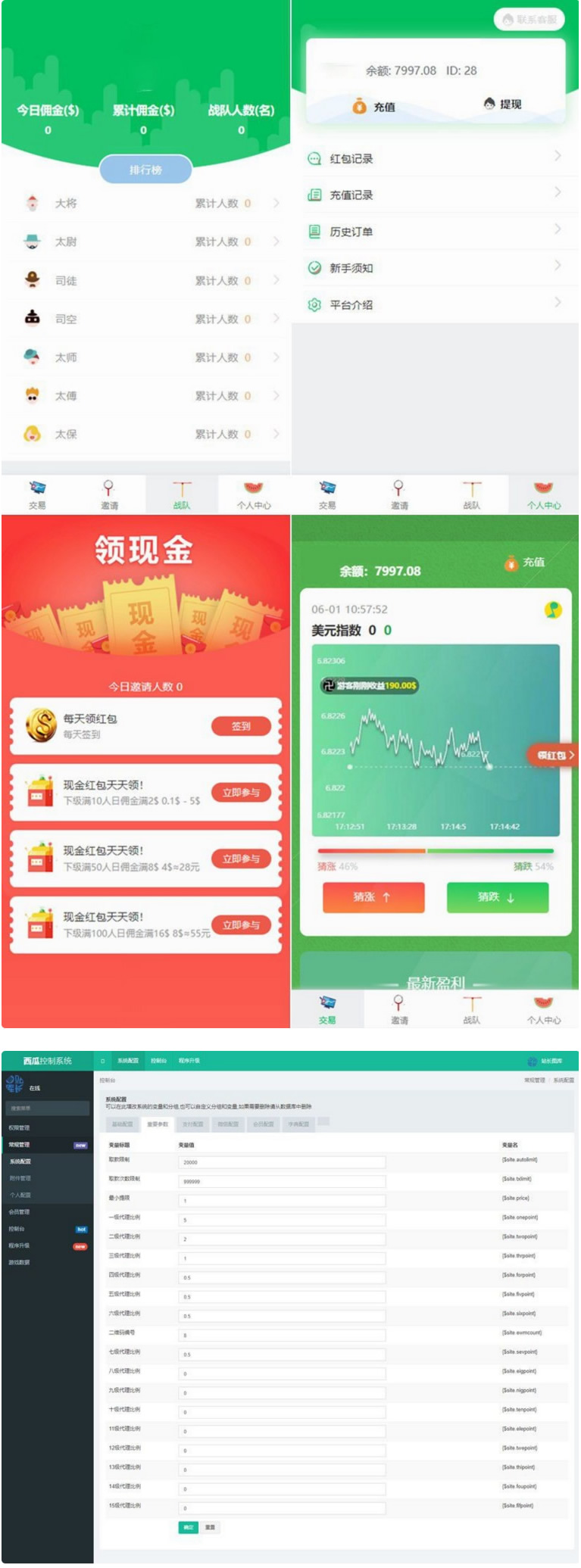 【优选源码】清新自然区块链币圈源码-免微信公众号版+连接付款+营销推广K线一切正常源码