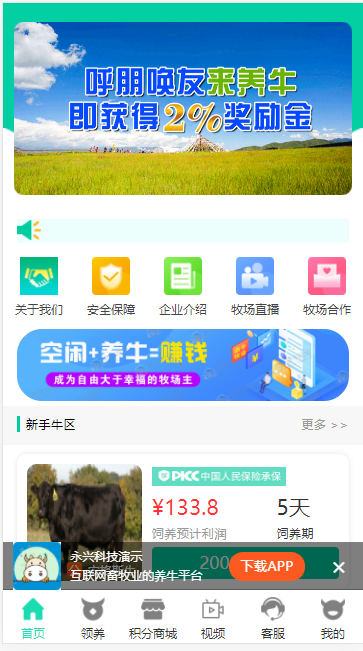【优选源码】区块链养牛场