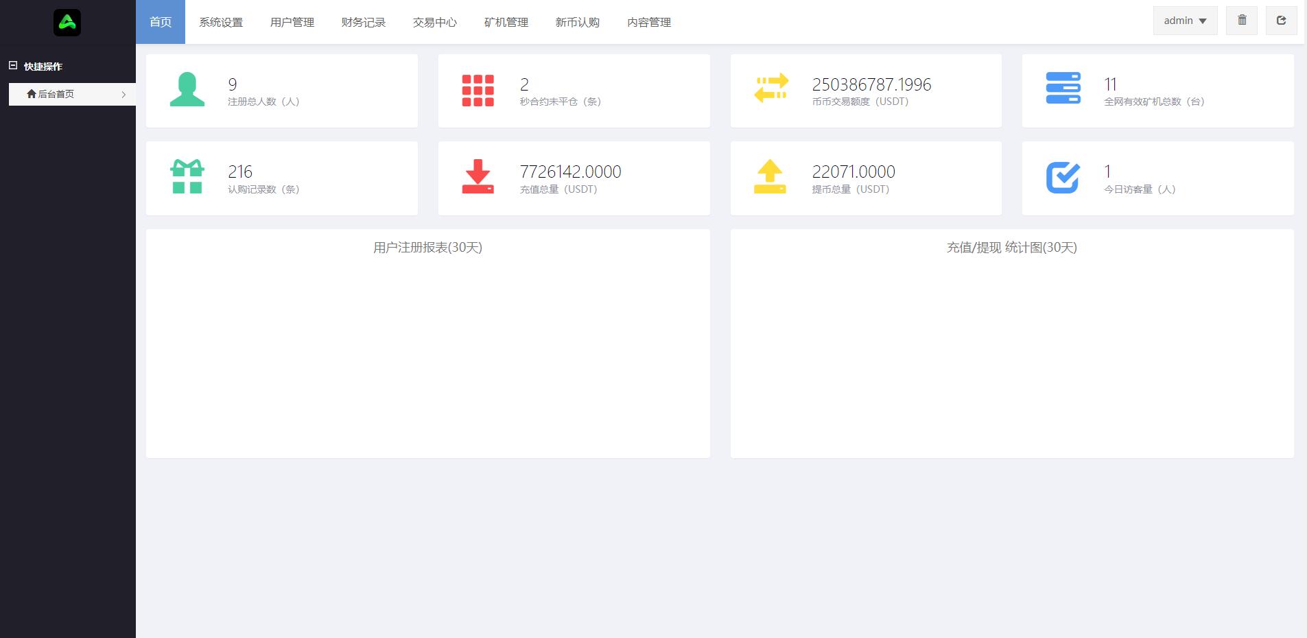 【优选代售】全新优化版区块链交易所/币币秒合约交易/IEO认购/质押挖矿