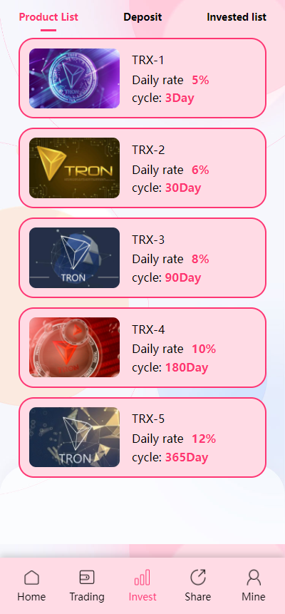 【优选源码】价值500u的 【trx粉色UI多语言理财系统源码】亲测源码