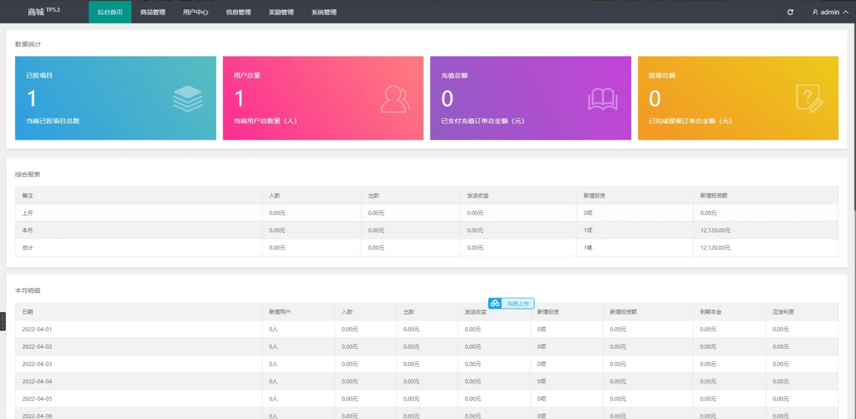【优选源码】VUE+THINKPHP商城分销返佣理财金融源码下载