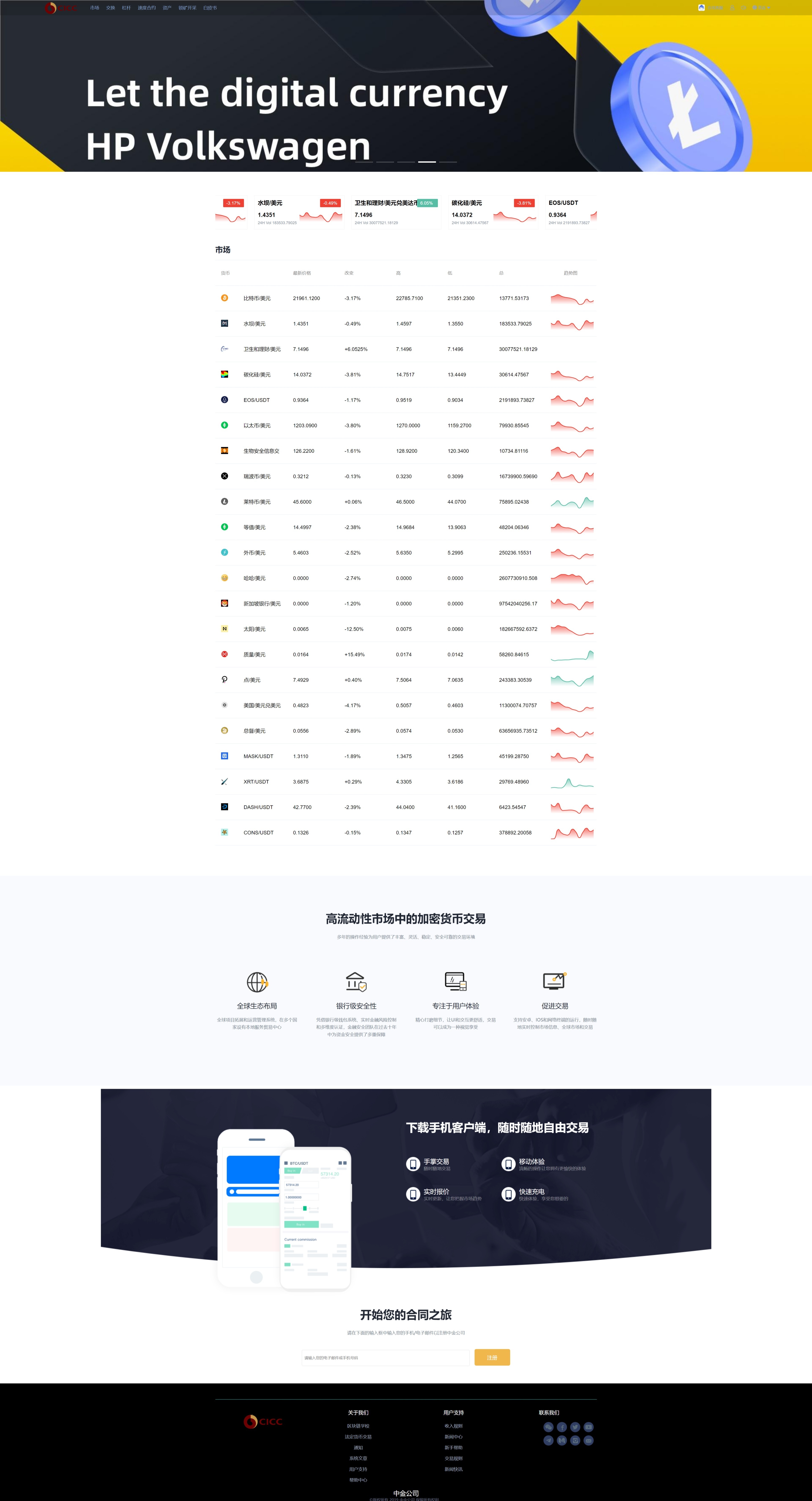 【优选源码】新版UI多语言交易所/锁仓挖矿/币币秒合约交易所