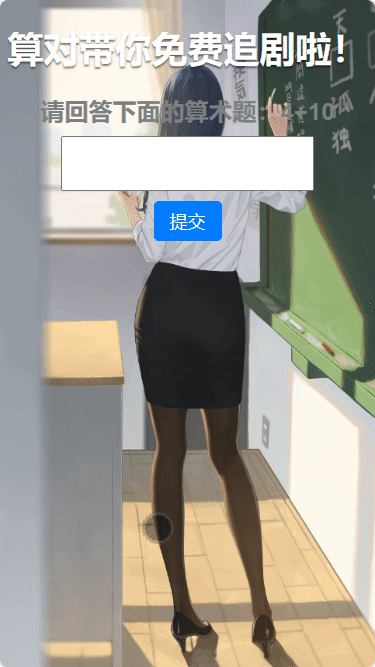 【优选源码】 网站进站验证，防止机器检测