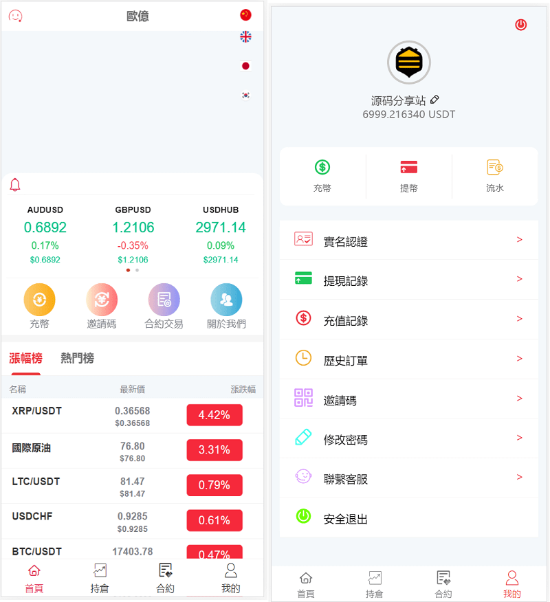 【优选源码】全新二开前端微盘交易系统源码,仿BTC/USDT虚拟币交易所系统源码