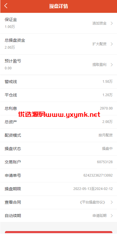 【优选代售】uinapp版股票交易系统/股票配资策略系统/K线图完美 | 标价虚价 防下载设置 详细价格咨询客服