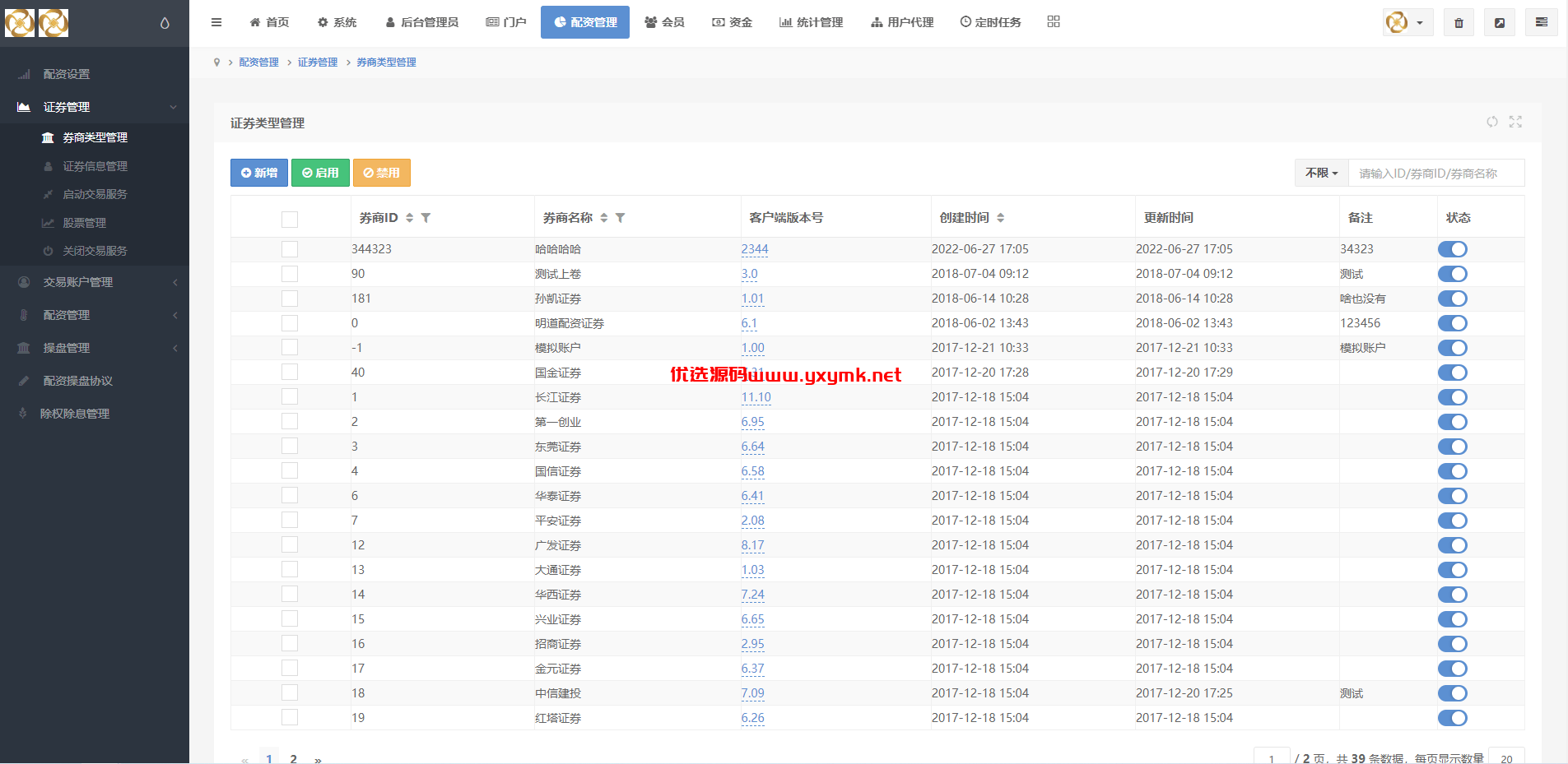 【优选代售】uinapp版股票交易系统/股票配资策略系统/K线图完美 | 标价虚价 防下载设置 详细价格咨询客服