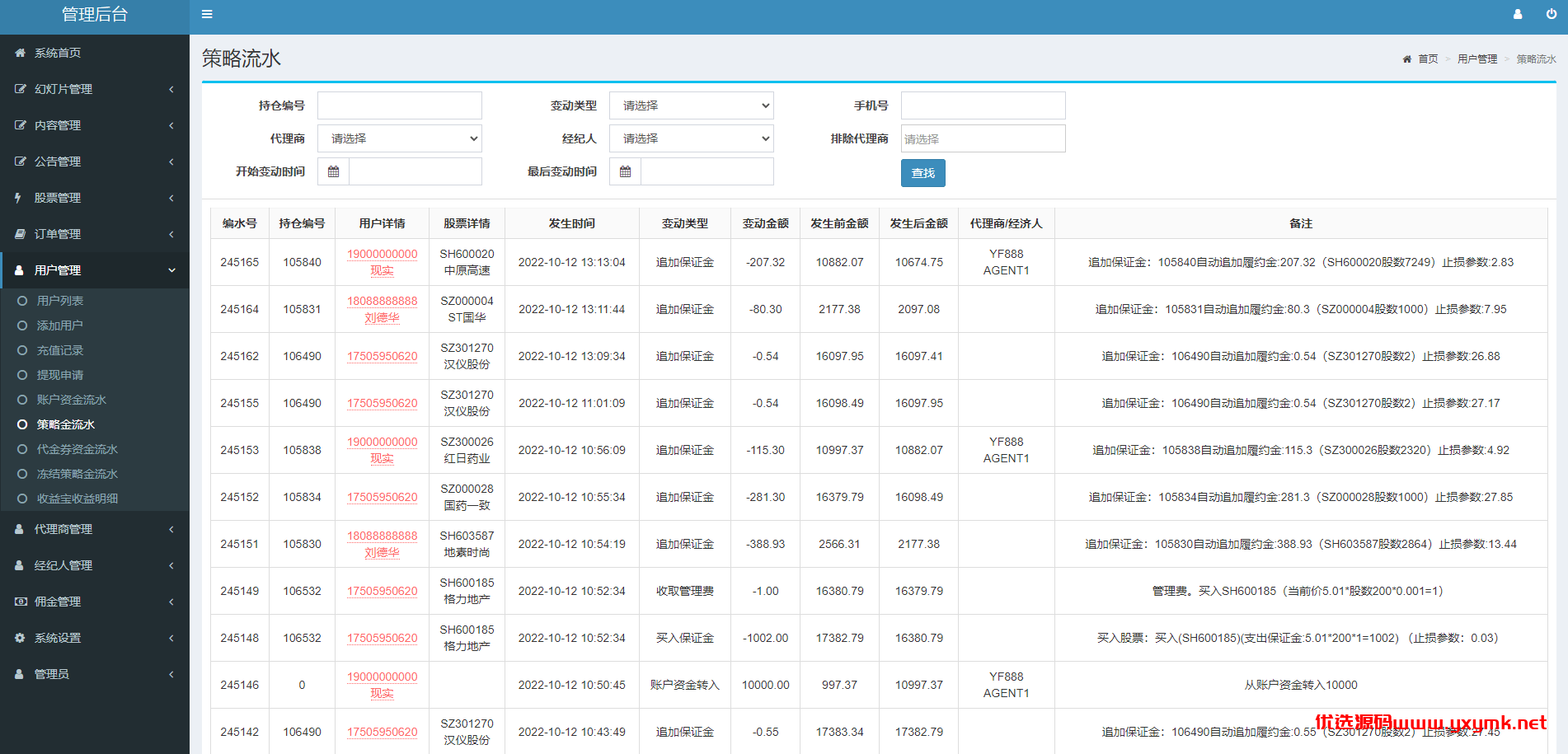 【优选代售】新版股票配资系统/A股股票系统/前端uinapp | 标价虚价 防下载设置 详细价格咨询客服