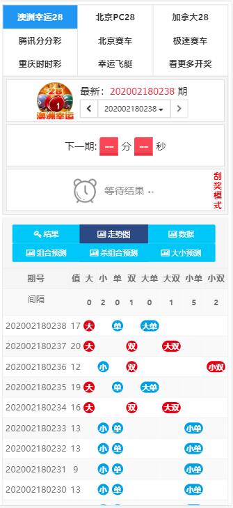 【优选源码】 2020最新开奖网/带计划/带预测/带教程