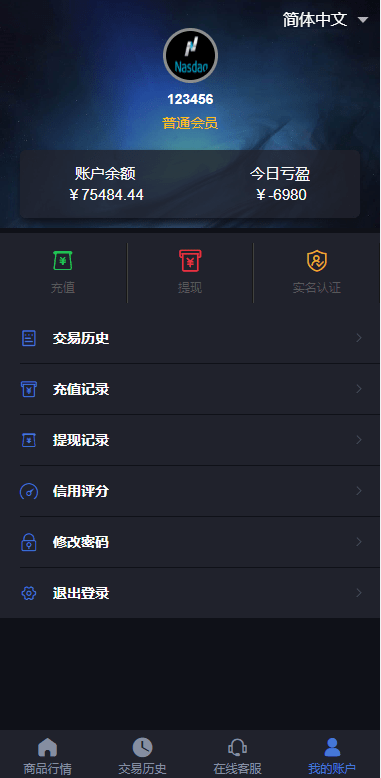 【优选代售】重构版海外微盘系统/外汇微交易系统/伪交易所源码