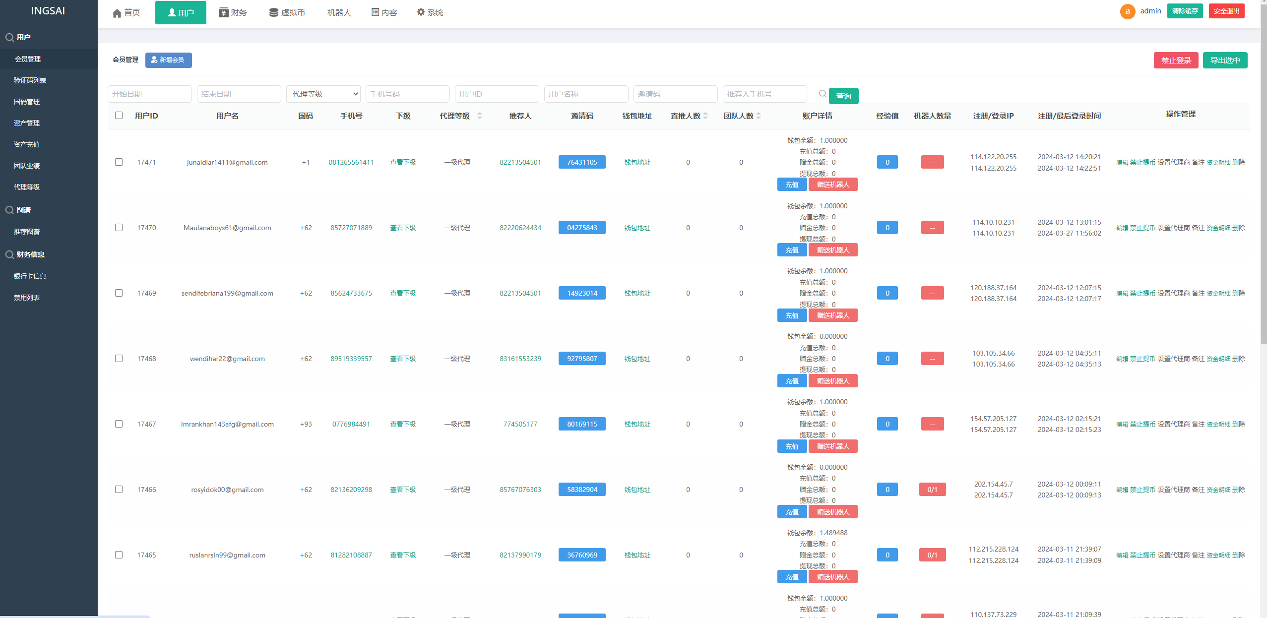 【优选代售】新UI海外量化机器人/多语言虚拟币投资系统/前端vue