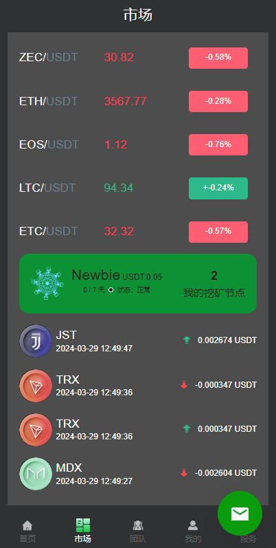 【优选代售】优化版投资挖矿系统/多语言虚拟币挖矿/前端vue