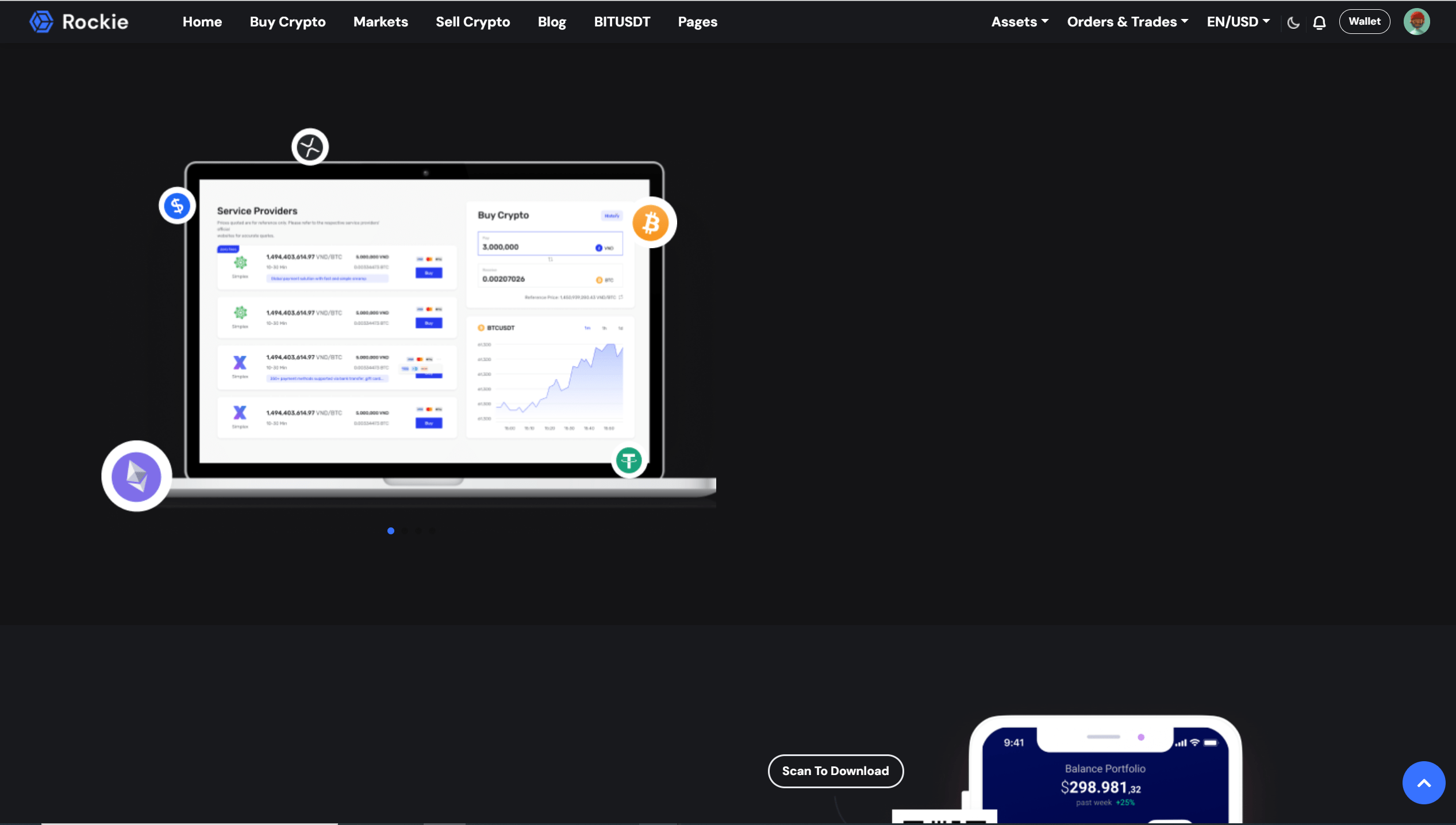 【优选源码】六首页加密货币交易所Web前端ReactJS网站模板 六首页加密货币交易所前端ReactJS网站模板