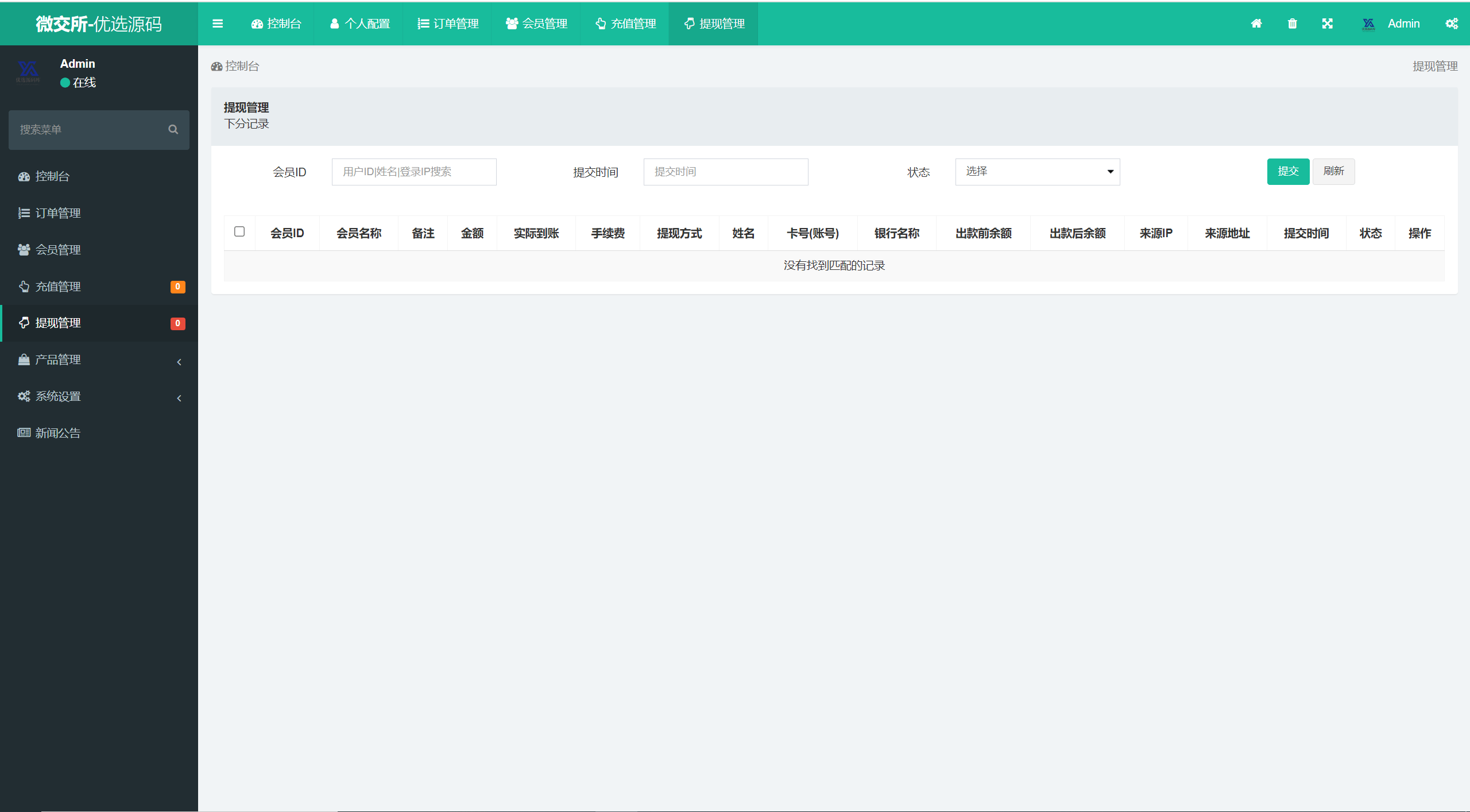 【优选源码】微交所fastadmin框架双语言外汇系统/微盘系统仿交易所/USDT支付