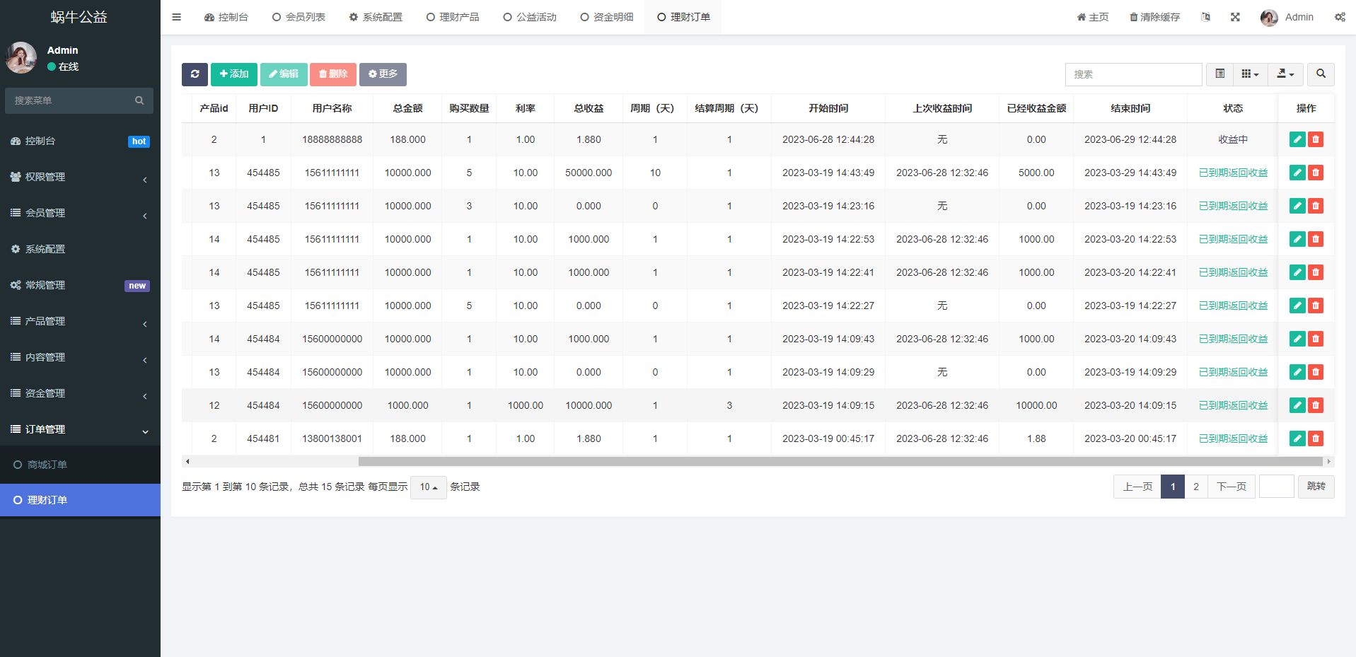 【优选代售】新版公益投资系统/扶贫投资理财/爱心捐赠/三级分销