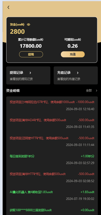 【优选代售】投资理财挖矿,产品任意。前端vue。后端tk