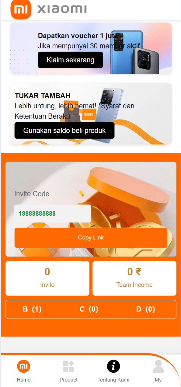 【优选源码】海外印度xiaomi理财投资系统源码