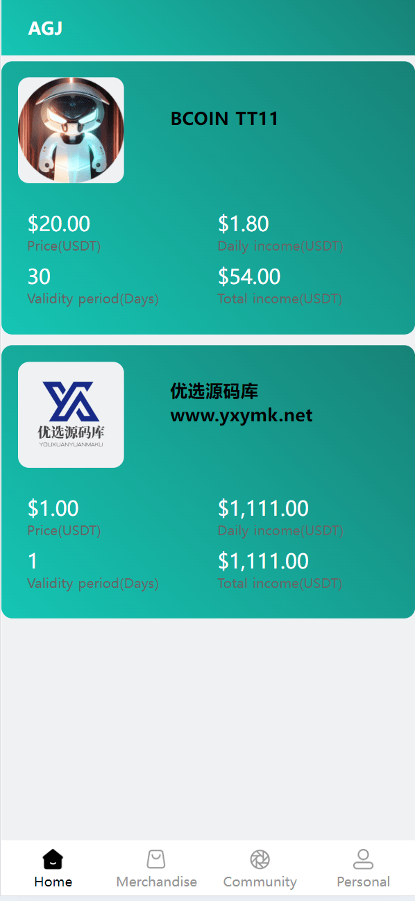 【优选源码】海外区块链ai机器人共享投资理财源码