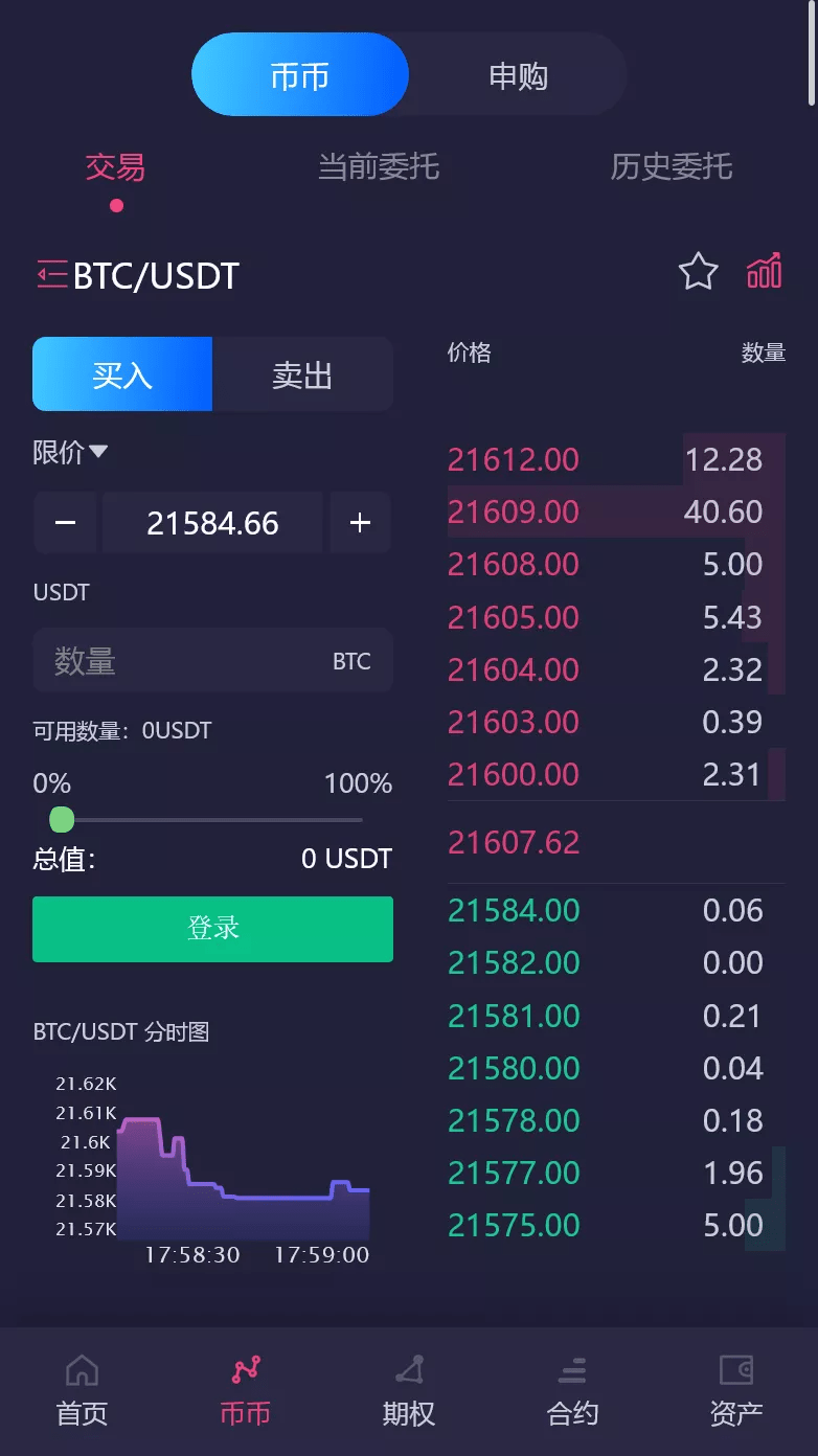 【优选源码】19国语言交易所多语言交易所系统/秒合约交易/永续合约/锁仓挖矿