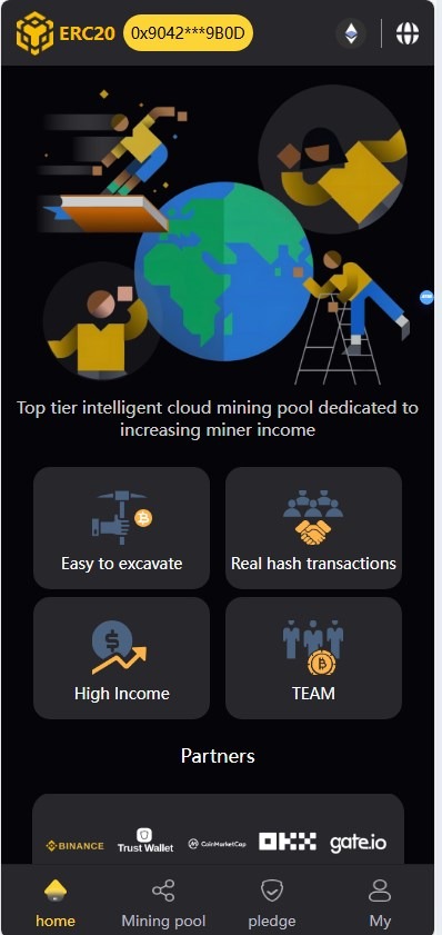【优选代售】BSC质押挖矿DefiDAPP/带授权合约代码/矿池/7国语言/质押DEFI