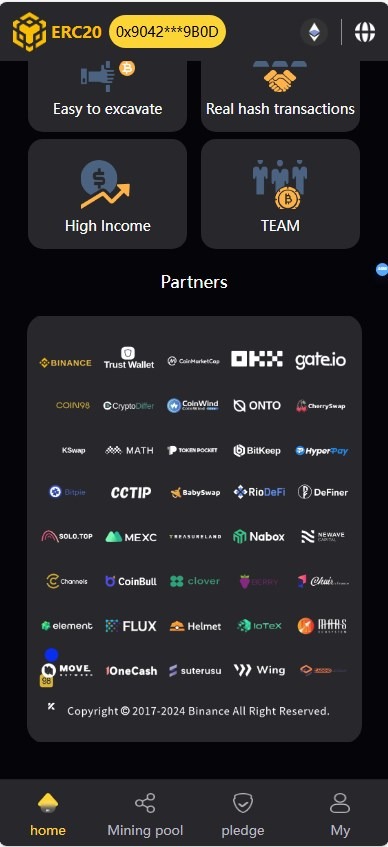 【优选代售】BSC质押挖矿DefiDAPP/带授权合约代码/矿池/7国语言/质押DEFI