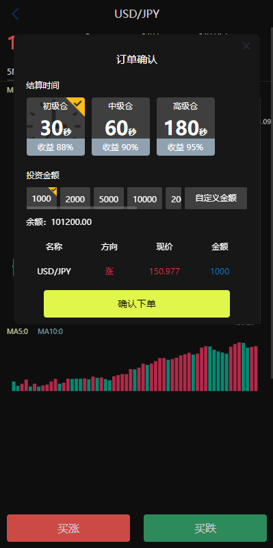 【优选代售】新版UI海外外汇微盘系统/多语言微交易/前端uniapp