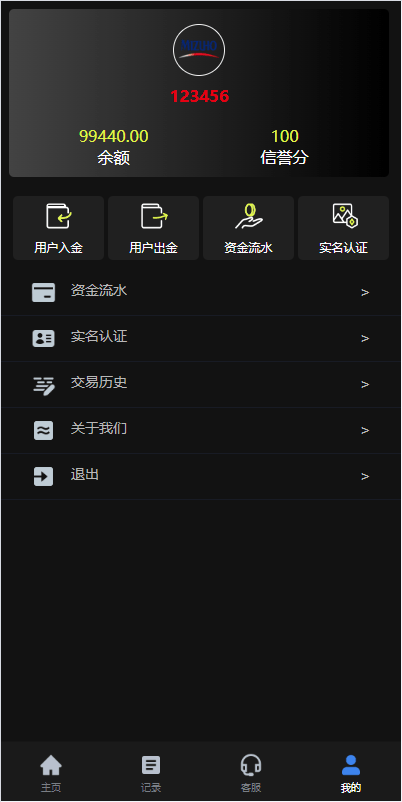 【优选代售】新版UI海外外汇微盘系统/多语言微交易/前端uniapp