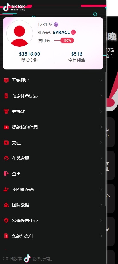 【优选代售】多语言TIKTOK酒店刷单/酒店抢单刷单系统/连单卡单