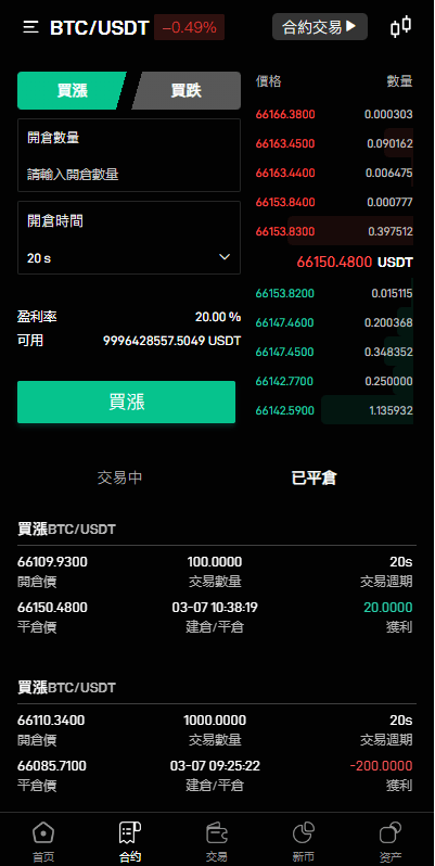 【优选代售】多语言交易所系统/秒合约交易/币币合约/c2c/质押投资
