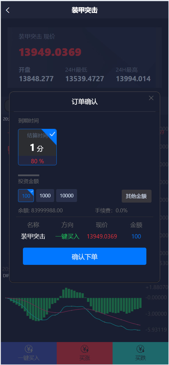 【优选源码】双语言军事军备类型微盘微交易所源码/一键亏盈+指定亏盈+完美风控概率+行情结算都正常/前端html+后端PHP