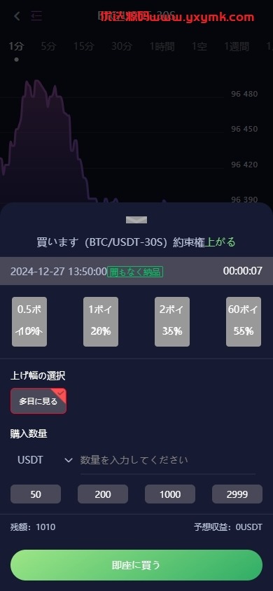【优选代售】DAPP币盘生息/日本币盘/存币生息/期权交易