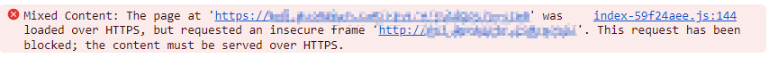 【优选源码】修复HTTPS升级后出现 Mixed Content: The page at ‘https://xxx’ was loaded over HTTPS, but requested an insecure frame ‘http://xxx’. This request has been blocked; the content must be served over HTTPS. 的问题