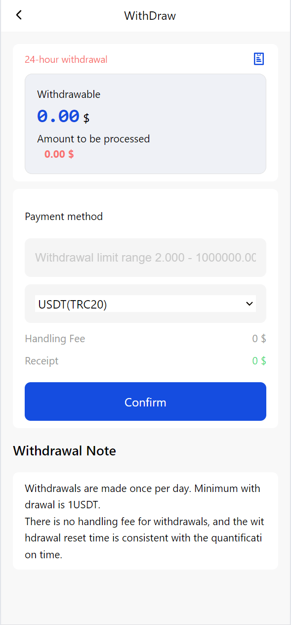 【优选源码】海外USDT VIP投资理财系统源码