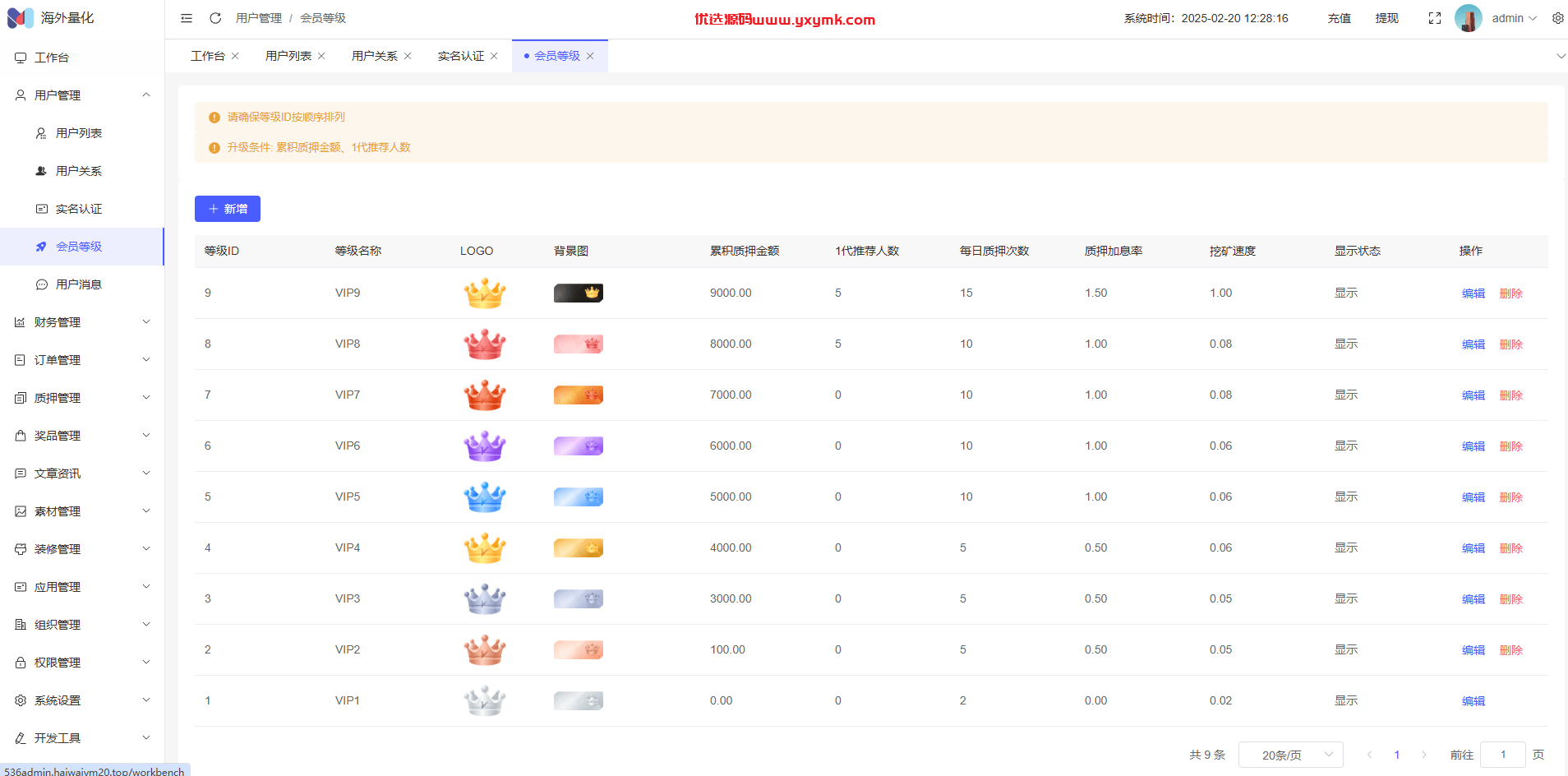 【优选代售】高端多语言自动挖矿系统/海外质押理财/自定义语言