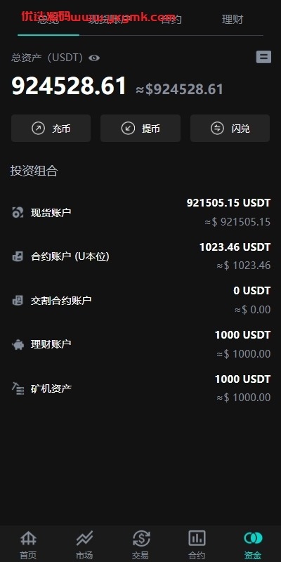 【优选代售】海外多语言交易所系统/永续合约交割合约/C2C/K线控制