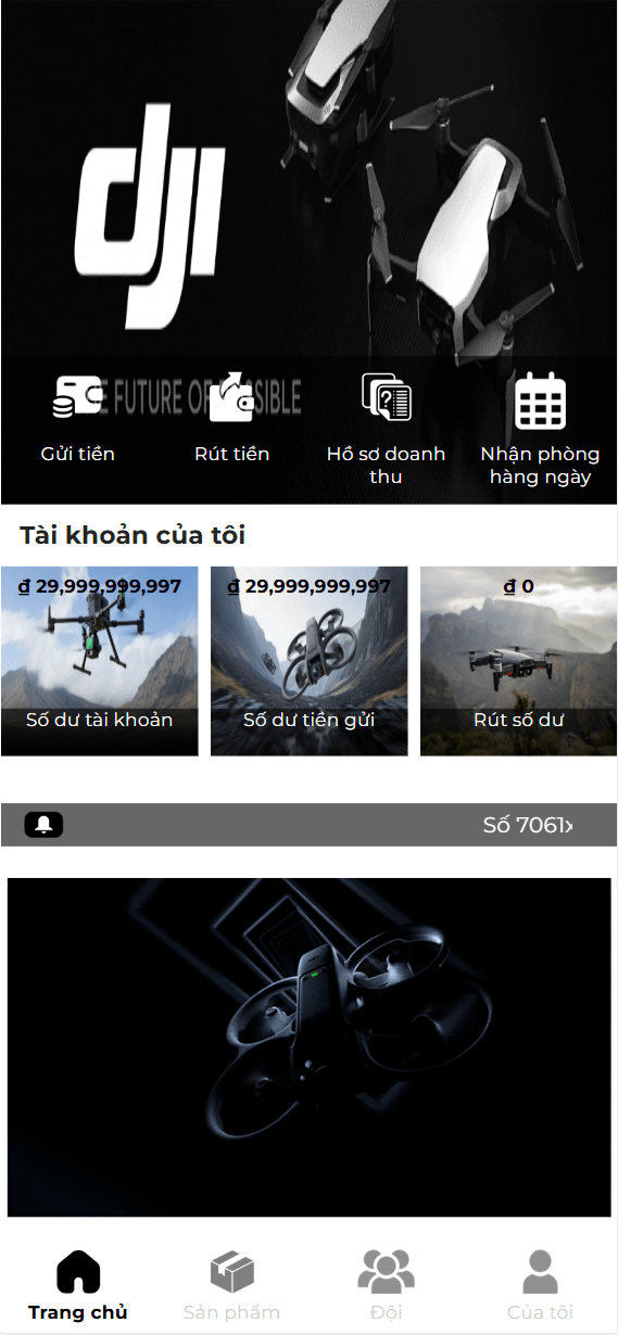 【优选源码】海外越南语/高新科技无人机产品/投资理财系统源码