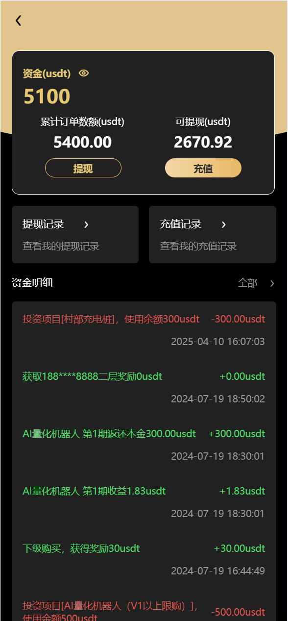 【优选代售】vue通用模板/投资理财/挖矿/产品任意