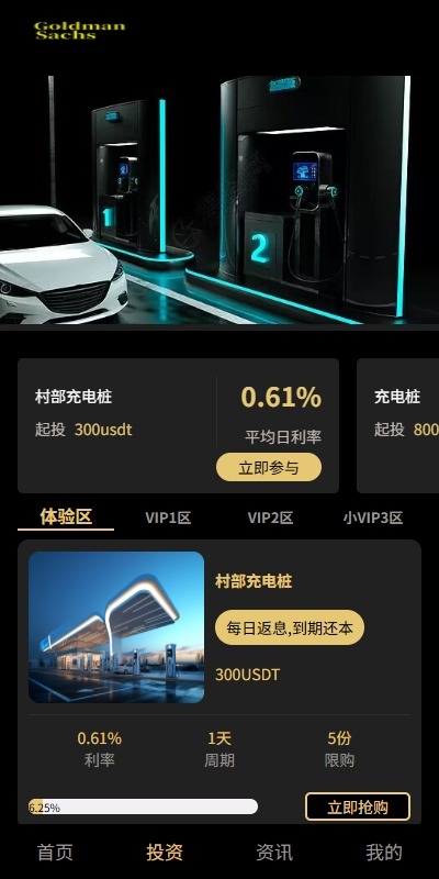 【优选代售】新版UI产品投资众筹返利系统/理财投资/前端uniapp