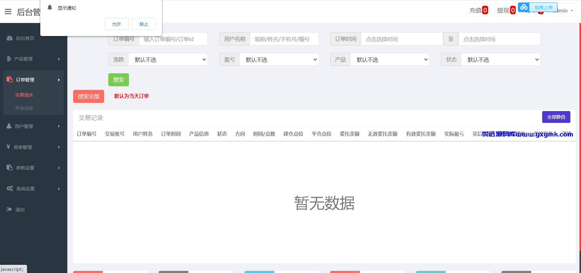 【优选源码】汇通ICM交易所修复版本可运行/四语言