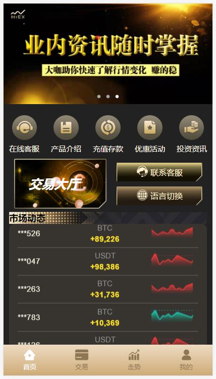 【优选代售】多语言/完美BTC/USDT/28伪交易所