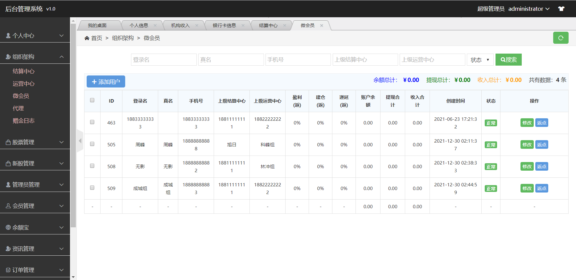 【优选代售】全新股票php版本纯源码,采用tp框架,带打新功能,功能完善,可随意二开,绝对的运营版本